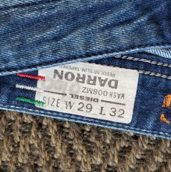 Diesel Darron Jeans W29 / Inseem Hemmed to 27" - Picture 5 of 16